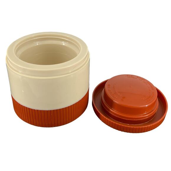 Aladdin VTG Retro Insulated Thermo Jars Freezer Lid Soup Drink Food 6oz Set of 2 - Picture 6 of 16